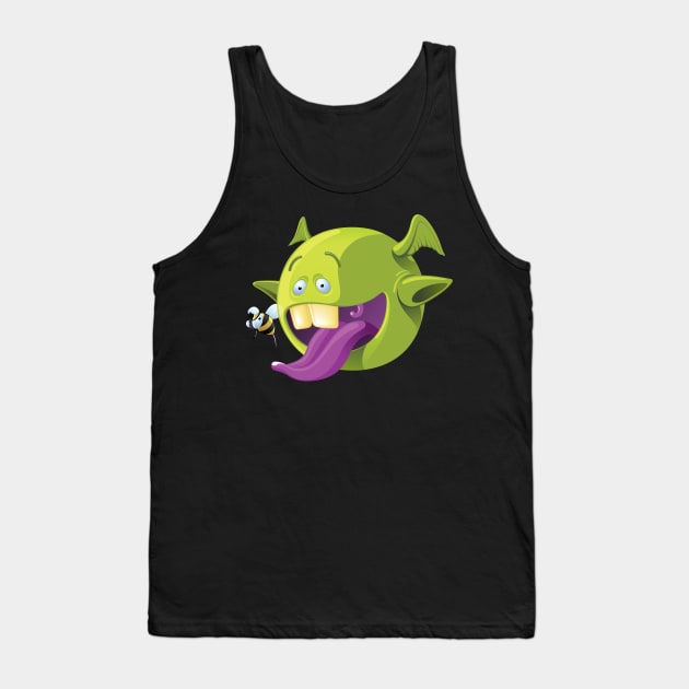 Eating bugs funny monster Tank Top by JORDYGRAPH